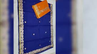 cotton saree Best gotta patti work  Best kota doriya fabric  With running blouse