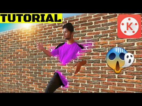 Kinemaster editing Tutorial - How to create a pass through wall effect In English 2019