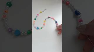 Making a necklace for my small business!