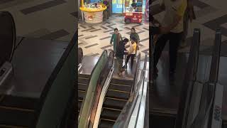 Who are having the fear of escalator 🤣 /#shorts #indiashorts #india #pakistanshorts #funnyshorts