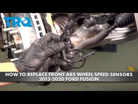 How to Replace Front ABS Wheel Speed Sensors 2013-2020 Ford Fusion