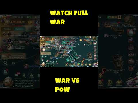 sea of conquest : POW vs WAR PORT 5 another close war !!!