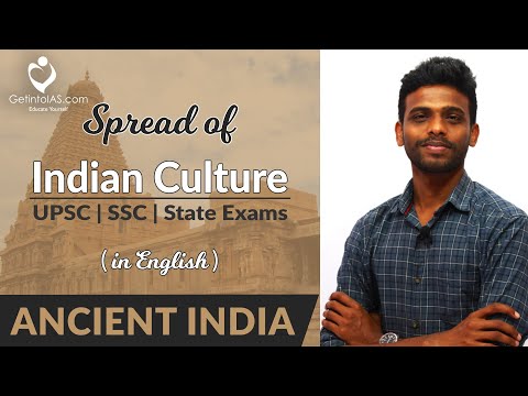 The Spread of Indian Culture in Other Asian Countries | Tamilnadu State Board Book | In English