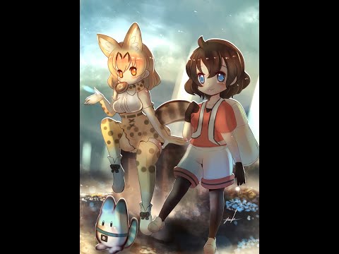 けものフレンズ painting process