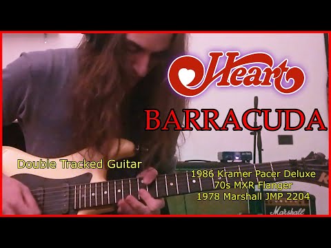 [1978 Marshall JMP 2204] Heart - Barracuda Guitar Cover