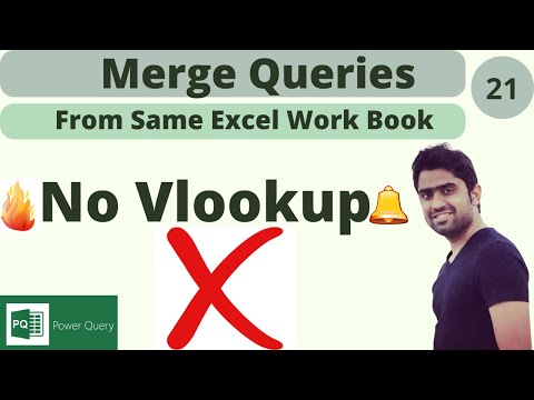 How to Merge Queries from Same Excel Workbook in Power Query | Power Query Tutorial 2022