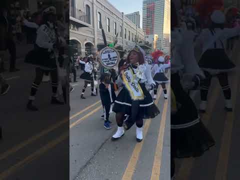 How does New Orleans welcome the Super Bowl? With a second-line parade, of course.