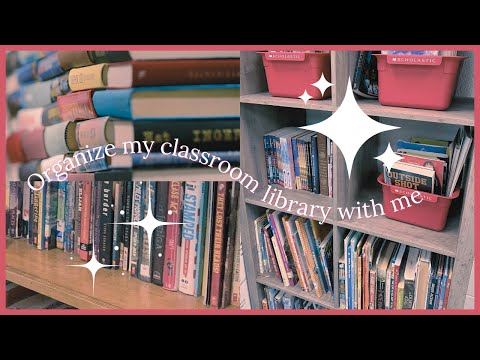 Organize my Classroom Library with me!