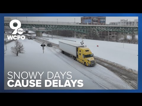 Snow stifles national supply chain as road conditions slow shipments