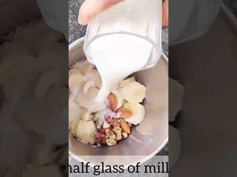 Energy booster Dryfruits Banana Milkshake #shorts #milkshake #smoothie