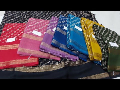 chickpet wholesale fancy saree's pick any@180rs festival special offer|single saree courier availabl