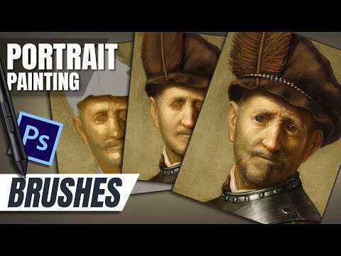 Photoshop Portrait Painting Brush - My Top 10 Favourite MA-Brushes for Portraits