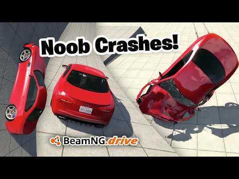 Crash Boom Noob Fails! BeamNG DRIVE