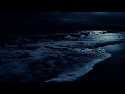 Ocean Waves for Deep Sleep | Dark Screen | Gentle Rolling Waves All Night