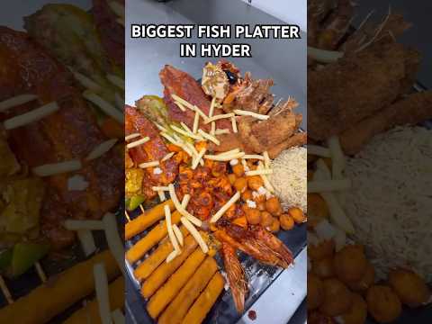 Hyderabad Ka Sabse Bada Fish Platter #viralvideo #ytshorts #shorts