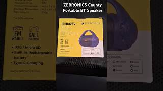 Zebronics ZEB-COUNTY 3W Wireless Bluetooth Portable Speaker #zebronics #wirelessspeaker