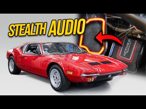 Hiding a Modern Audio System in this classic De Tomaso Pantera | Car Audio & Security