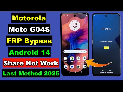 Motorola Moto G04S FRP Bypass New Security 2025 Android 14 | Share Not Working Fix | 100% Working