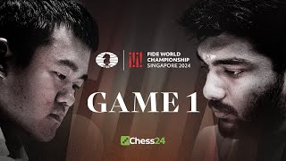 GUKESH vs. DING!! FIDE World Championship 2024 BEGINS!! Game 1