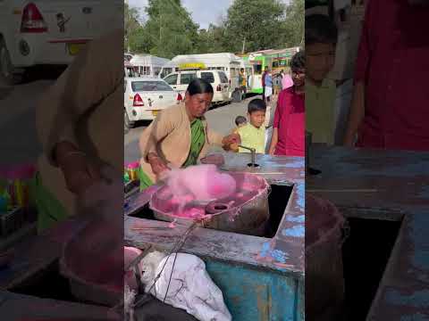 பஞ்சு மிட்டாய் யாருக்கு பிடிக்கும்./நம்ம ஊரு பஞ்சு மிட்டாய்./Cotton candy making video./Panju Mittai