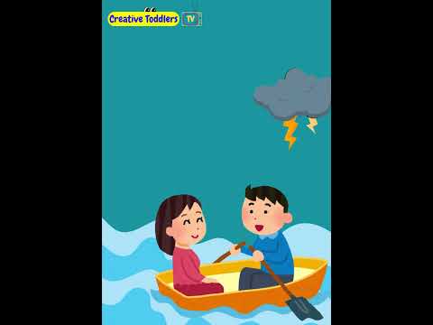 Waves on the Boat go up and down #kids #learningcolorsforchildren