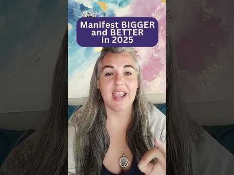 Manifest BIGGER and BETTER in 2025✨ #manifest #manifestation #howtomanifest