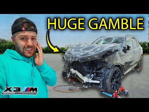 I BOUGHT THE CHEAPEST BMW X3M COMPETITION BUT IT HAS CHASSIS DAMAGE