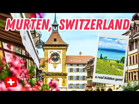 MURTEN / MORAT SWITZERLAND | Exploring a Medieval Hidden Gem Swiss City & the Lake Murten Region