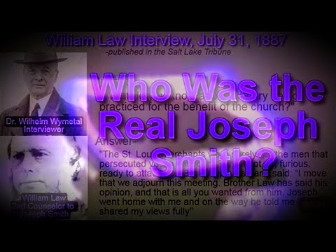 Who Was The Real Joseph Smith with William Law his 2nd Counselor #JosephSmith #WhoWasJosephSmith