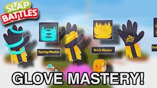 NEW Slap Battles Glove MASTERY! | Roblox