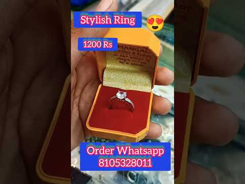 Simple and Stylish Silver Ring 💍 For Girls | Beautiful Design Silver Ring For Girls | Chandi Ki Ring