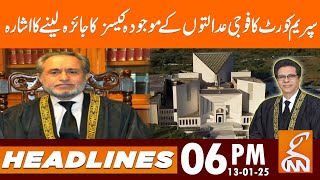 Supreme Court hints to Review Civilian Cases | Military Courts | News Headlines | 06 PM | 13 JAN 25