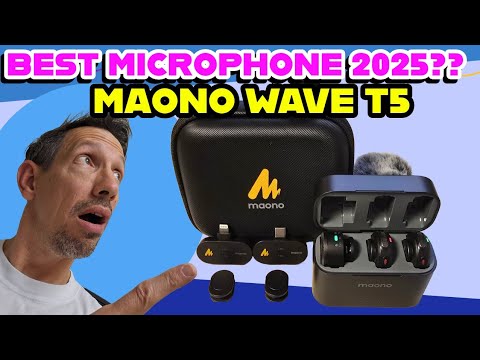 Maono Wave T5 wireless AI lavalier microphone review. Best microphone for social media??@MaonoGlobal