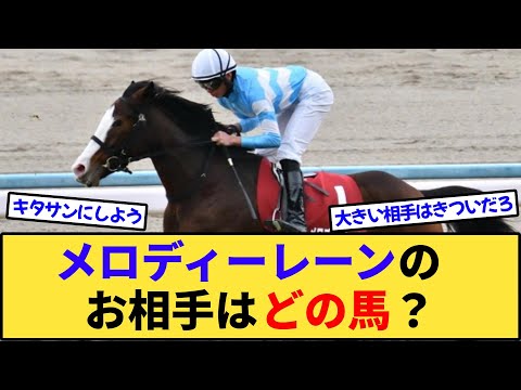 【競馬】メロディーレーンの配合相手はどの馬だと思う？