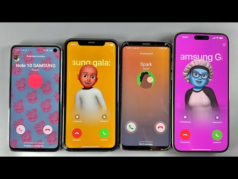 Incoming Call Samsung Galaxy S10e + IPhone XR + Samsung Galaxy S9 + IPhone 15 PRO MAX