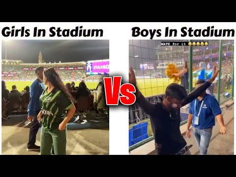 Girls In Stadium Vs Boys In Stadium !! Memes #viralmemes #funnymemes #meme