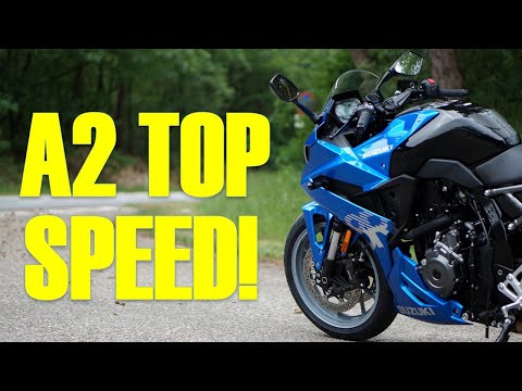 2024 SUZUKI GSX-8R A2 (48 HP) - TOP SPEED WITH GPS