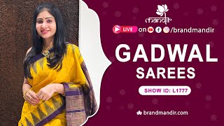 Gadwal Sarees Collection | WhatsApp Number 733 733 7000 | Brand Mandir Sarees LIVE