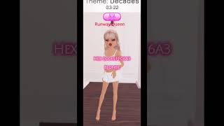 Dress to impress hair color codes part 2#roblox #dresstoimpress #robloxfashion #hair #robloxfashion