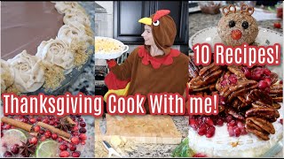 Thanksgiving 2024 Cook With Me! 4 Sides, 3 Appetizers, 2 Desserts, 1 Drink! Amazing New Recipes!