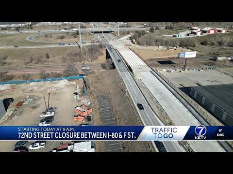 72nd St to fully close south of I-80