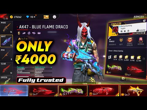 Free Fire id Sell Low Price 😱💸|| FF id SELL 🛒Low Price ma id 🤯💸|| All Evo Max || Trusted id Seller💯✅