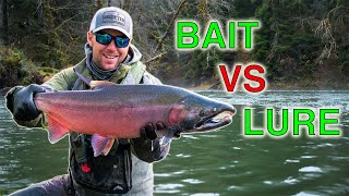 Coho Fishing Challenge!! (BAIT VS LURE)