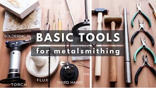 TOOLS you need to start SILVERSMITHING! Jewelry making beginner starter pack