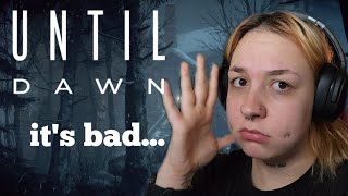 Reacting to the Until Dawn Movie TRAILER | I'm mad.