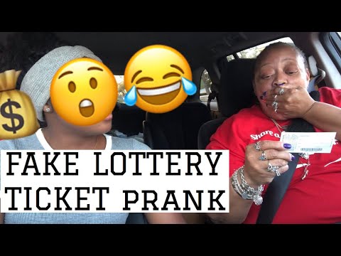 FAKE LOTTERY TICKET PRANK ON MOM