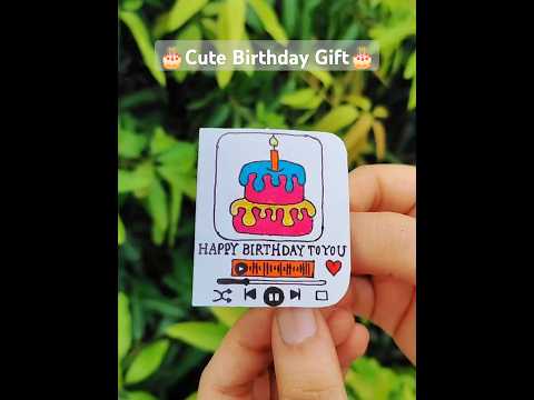 DIY Cute Birthday Card Idea #birthday #craft #art #handmade #cutegiftideas #liart