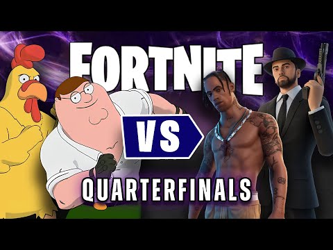 Peter Griffin & Chicken vs Travis Scott & Eminem in Fortnite | Quarterfinals - Game 2