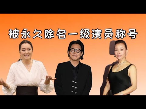 这4位老戏骨，被永久除名“国家一级演员”称号，个个都令人惋惜【星眼观娱】