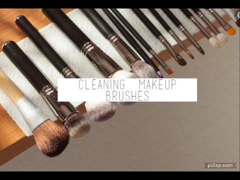 HOW I CLEAN MY MAKEUP BRUSHES  | R E B E C C A  B A R T O N